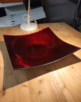 piatti centrotavola quadrati con forma ricurva