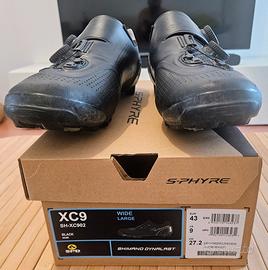 Scarpe Shimano XC902 WIDE nere n. 43