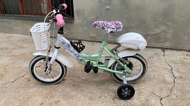 Bicicletta Bambina Biart con rotelle