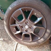 Quattro gomme estive 175/60 R16 con cerchi Suzuki