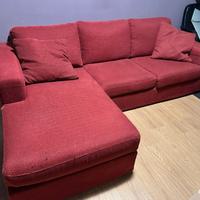 divano poltrone e sofà rosso 