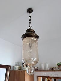 Lanterna a sospensione vintage XX secolo