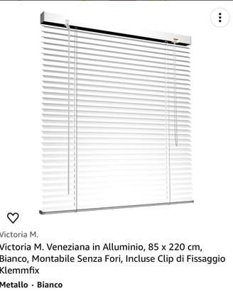 Victoria veneziana in alluminio