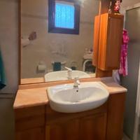 Mobile Legno Bagno Specchio Lavandino