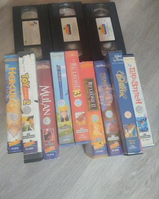 lotto di 12 VHS tutte della Walt Disney 