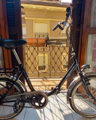 Bici donna pieghevole" Dolcevita",lucchetto,pompa