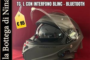 CASCO INTEGRALE BOGOTTO E1 TG. L CON BLUETOOTH