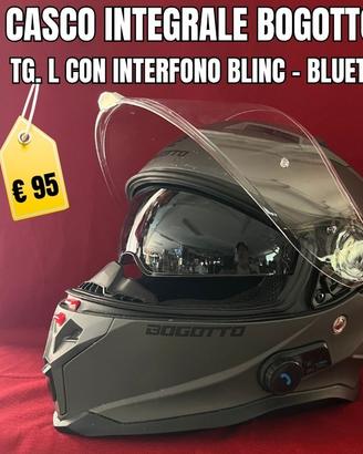CASCO INTEGRALE BOGOTTO E1 TG. L CON BLUETOOTH