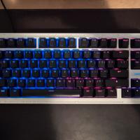 Wooting 80HE + Holy80 Case  E-White & Yellow