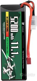 Batteria LiPo 11.1V 5200mAh 100C T-Plug RC