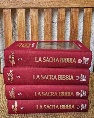 LA SACRA BIBBIA Tavole di Gustave Dore' 4 volumi