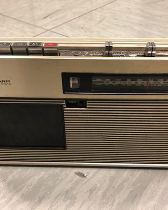 Radio recorder vintage sharp