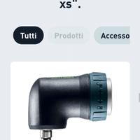 mandrino angolare festool an-xs