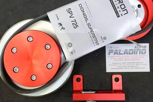 Kit pulegge con cinghia rapporto 1:1 500/126