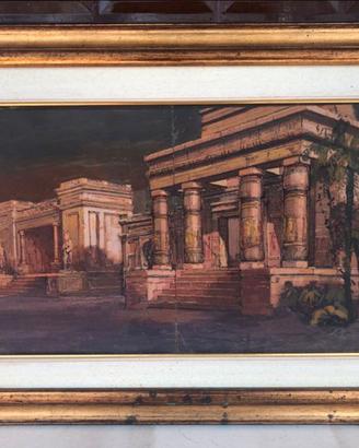 Dipinto Gheduzzi “ Scenografia “