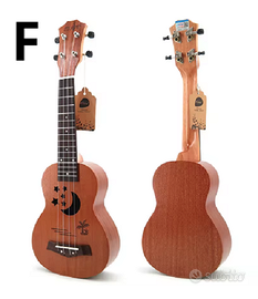 UKULELE SOPRANO 4 CORDE 15 TASTI