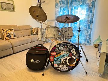 Batteria Pearl Target effetto marmo – Set completo