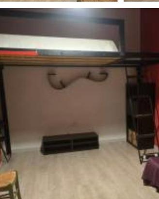 Struttura soppalco per letto