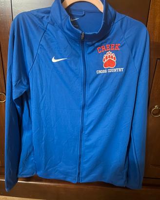 Nike Dri-Fit felpa blu con zip – Cross Country  M
