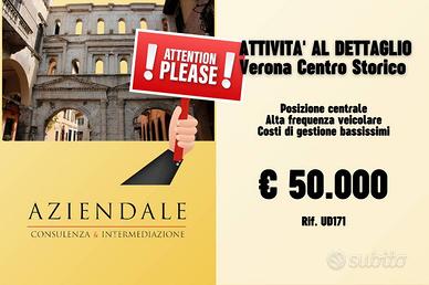 Attività / Licenza di 25 m² con 1 locale a Verona