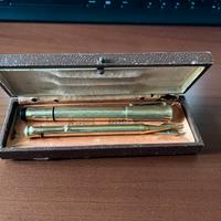 Penna stilografica e penna porta mine