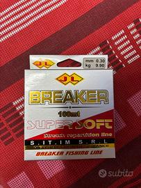 6 scatole filo da pesca 0,30 mm