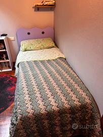 Letto singolo con contenitore 