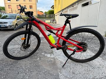 ROCKRIDER Mtb XC 100 S EAGLE rosso-giallo