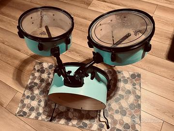 Batteria acustica pancake drum set compatto