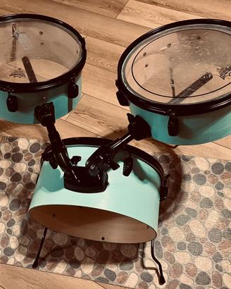 Batteria acustica pancake drum set compatto