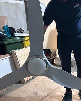 Pala a soffitto con luce integrata e telecomando