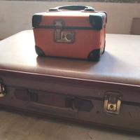 Valigia e valigetta porta oggetti cartone vintage