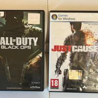 Call of Duty Black Ops & Just Cause 2 per PC