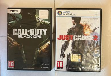 Call of Duty Black Ops & Just Cause 2 per PC