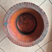 vaso per piante in rame