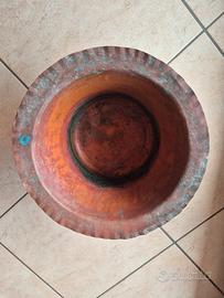 vaso per piante in rame