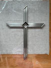 Croce in acciaio inox ca 44cm