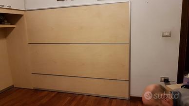 Boiserie per camera  beige