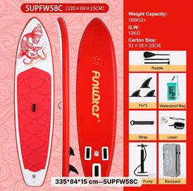 tavola sup gonfiabile NUOVA completa 