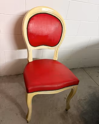Sedia stile Luigi Filippo/Shabby Chic