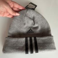 Cuffia Adidas di colore grigio, taglia unica