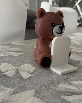 Porta Telefono Orso – Supporto Smartphone – Decora