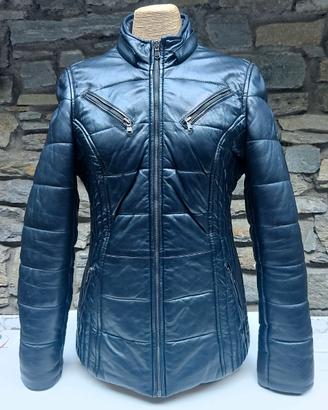 Giacca in pelle di agnello, taglia 40