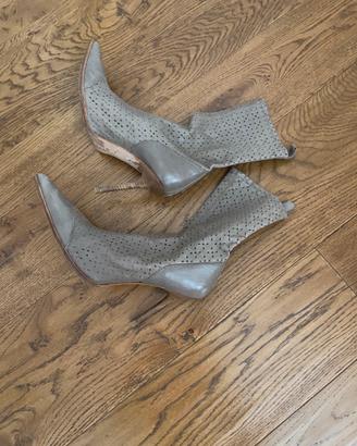scarpe stivaletto in pelle