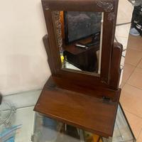 SPECCHIERA DA TAVOLO VINTAGE  CON PORTAGIOIE