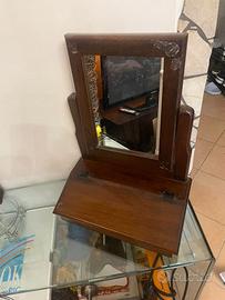 SPECCHIERA DA TAVOLO VINTAGE  CON PORTAGIOIE