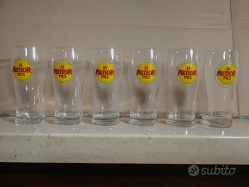 Bicchieri birra Meteor 6 pz Pgpn