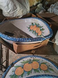 Fontana con paraschizzi mai usata di Caltagirone