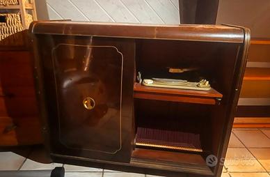 Mobile bar vintage con giradichi 