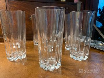 8 BICCHIERI HIGHBALL IN CRISTALLO